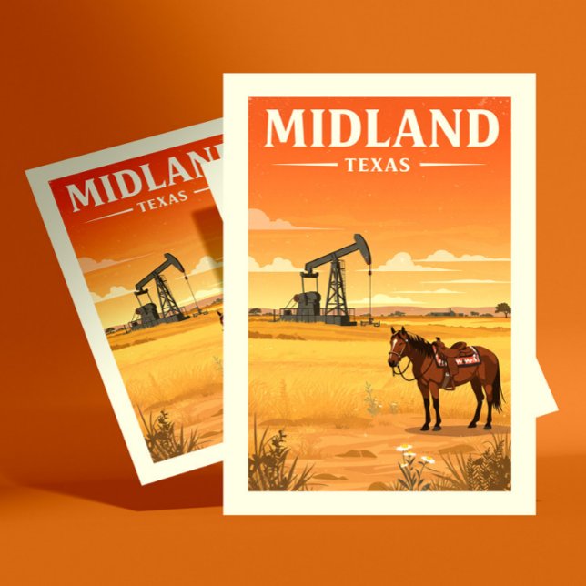 Vintage Midland Texas Postcard (Creator Uploaded)