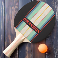 Vintage Midnight Board Stripes with Name