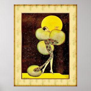 Vintage  Midnight Follies (Hicks) Poster