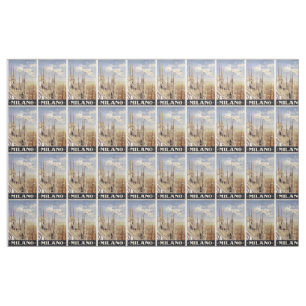 Vintage Milano (Milan) Italy customizable fabric