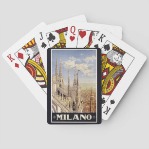Vintage Milano Milan Italy playing cards