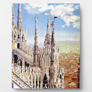 Vintage Milano Travel Plaque