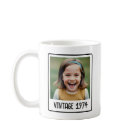 Vintage Milestone Birthday Photo Keepsake