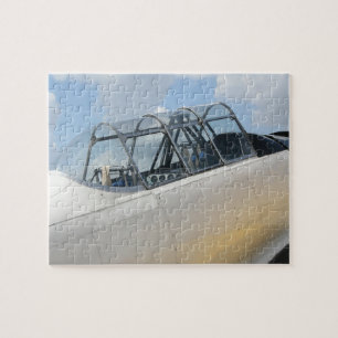 Vintage Military Aircraft Cockpit Jigsaw Puzzle