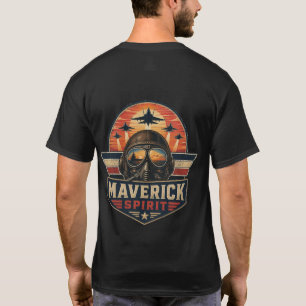 Vintage Military Aviation Squadron Design T-Shirt