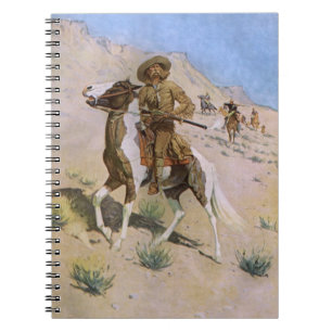 Vintage Military Cowboys, The Scout by Remington Notebook