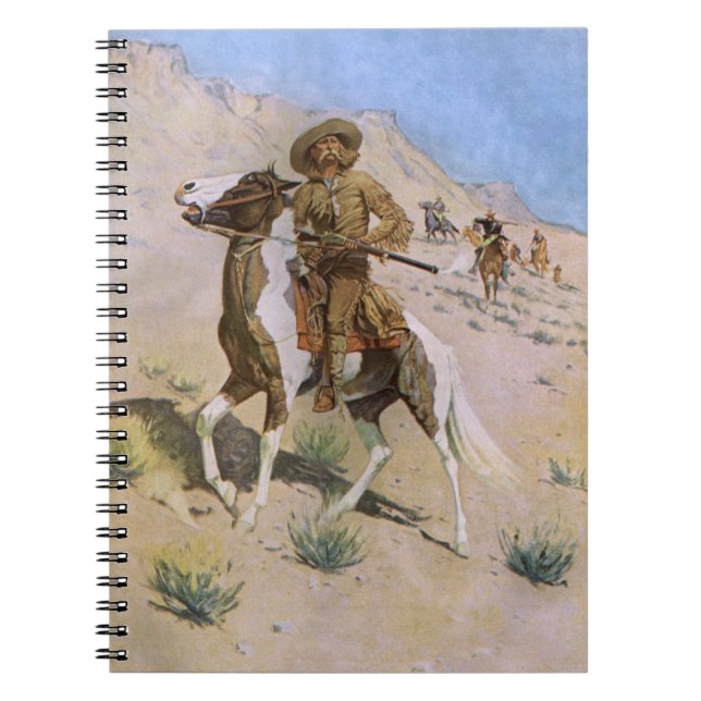 Vintage Military Cowboys, The Scout by Remington Notebook (Front)