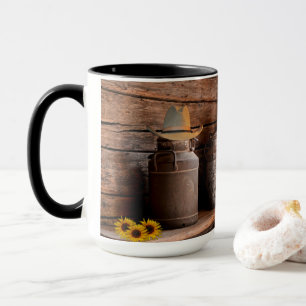Vintage Milk Can Mug