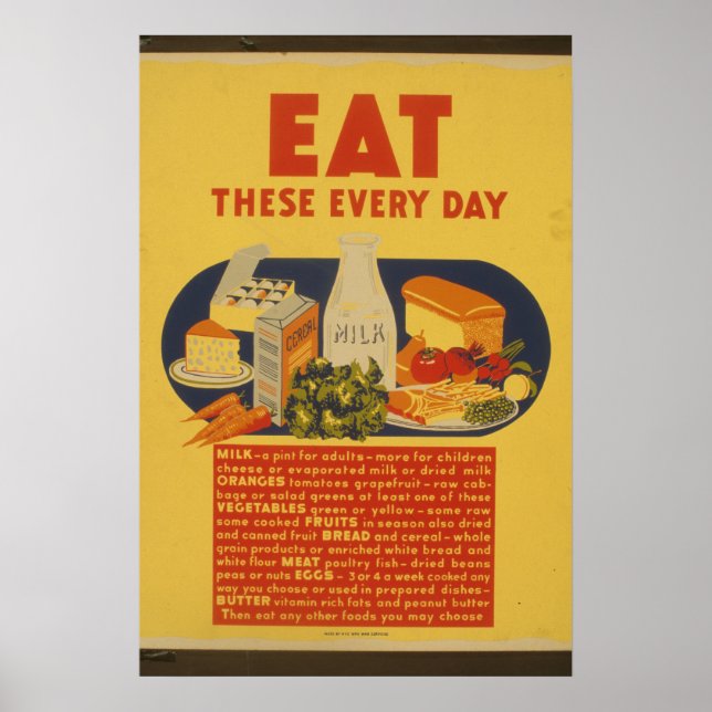 Vintage Milk Poster (Front)