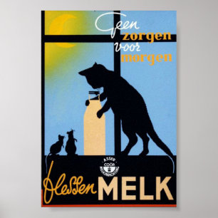 Vintage Milk Poster