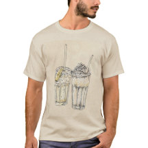 Vintage Milkshake Art T-Shirt – Aesthetic t-shirt
