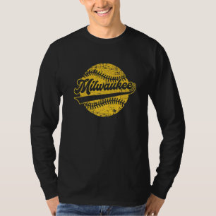 Vintage Milwaukee Distressed Retro Script T-Shirt