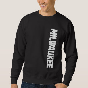 Vintage Milwaukee USA Home City Pride Varsity Milw Sweatshirt