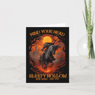 Vintage Mind Your Head Sleepy Hollow Headless Hors Card