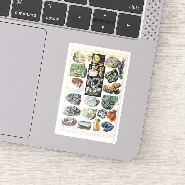 Vintage Minerals Rocks Geology (Detail)