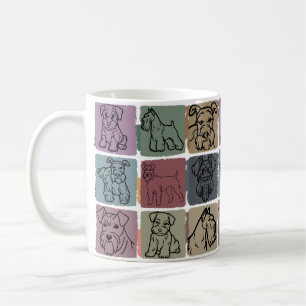 Vintage Miniature Schnauzer Retro Dog Owner Gift Coffee Mug