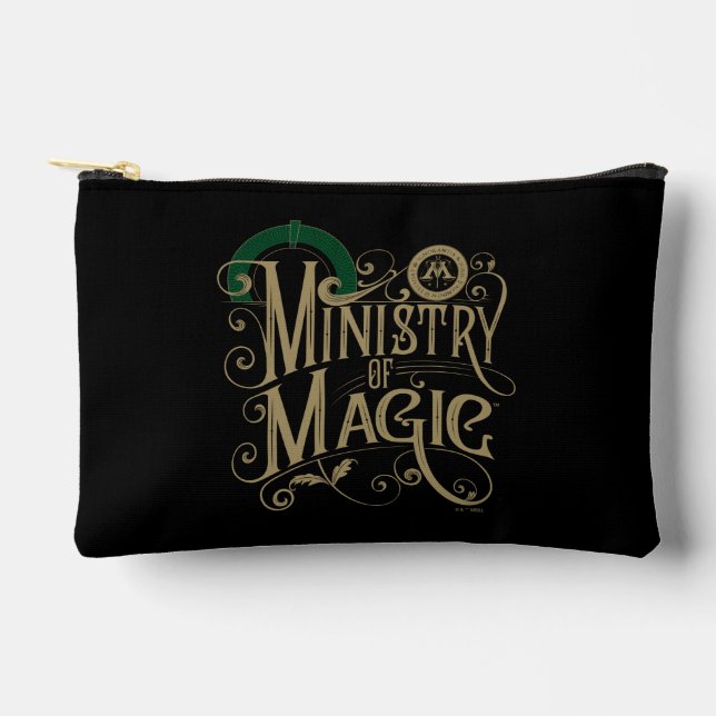 Vintage MINISTRY OF MAGIC™ Graphic Accessory Pouch (Front)