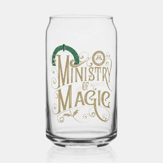 Vintage MINISTRY OF MAGIC™ Graphic Can Glass