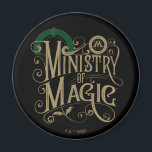 Vintage MINISTRY OF MAGIC™ Graphic Magnet<br><div class="desc">Check out this Victorian style vintage style graphic for THE MINISTRY OF MAGIC™! Grab this design on a cosy t-shirt or fun tote bag. Shop this design on more custom Zazzle products for the perfect gift.</div>