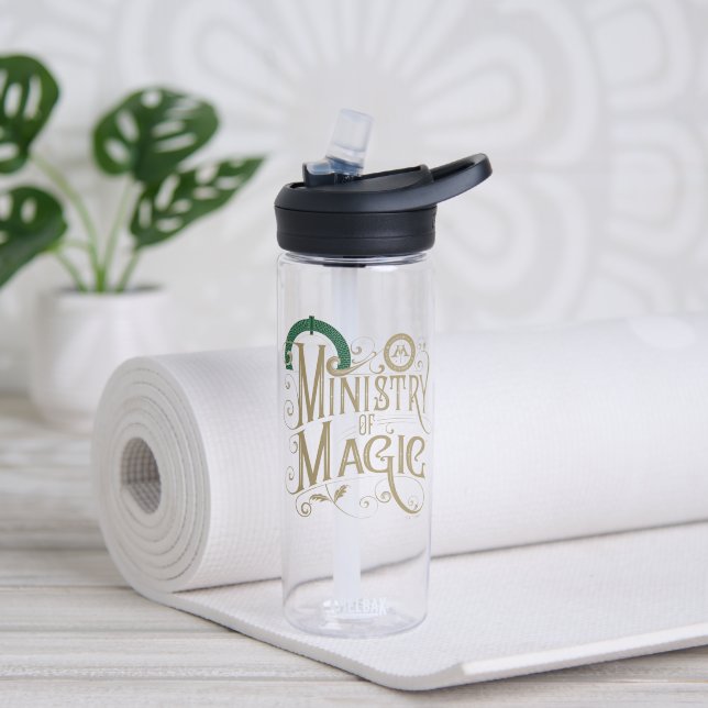 Vintage MINISTRY OF MAGIC™ Graphic Water Bottle (Yoga)