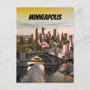 Vintage Minneapolis Minnesota Postcard Minneapol