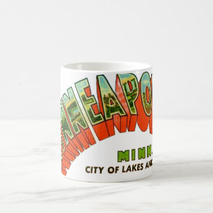 Vintage  Minneapolis Postcard Coffee Mug