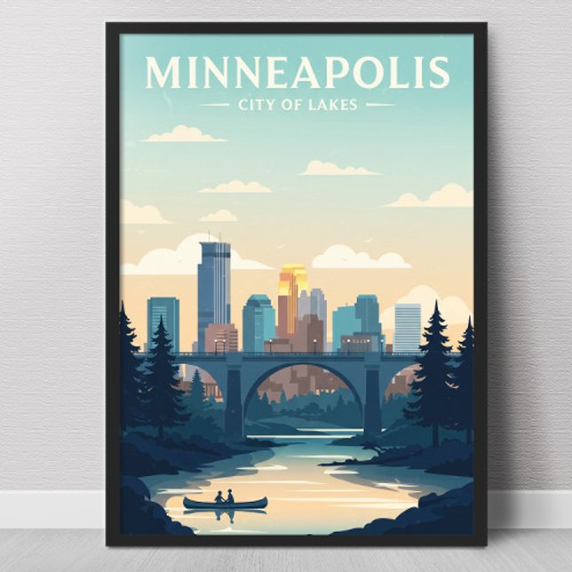 Vintage Minneapolis Poster (Creator Uploaded)