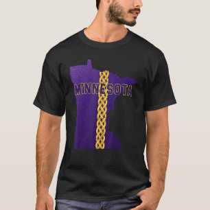 Vintage MINNESOTA  Minnesota Map Women Men Girls B T-Shirt