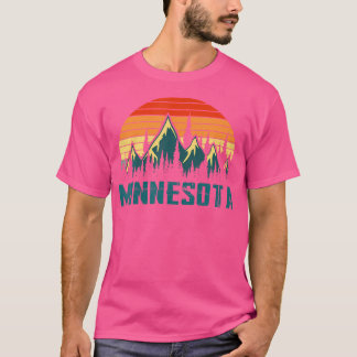 Vintage Minnesota Mountains Nature Hiking Retro 80 T-Shirt