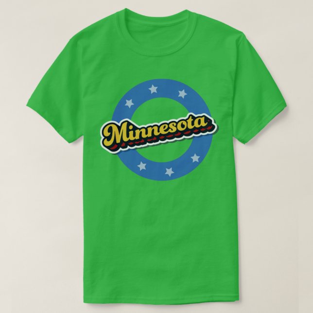 Vintage Minnesota  T-Shirt (Design Front)