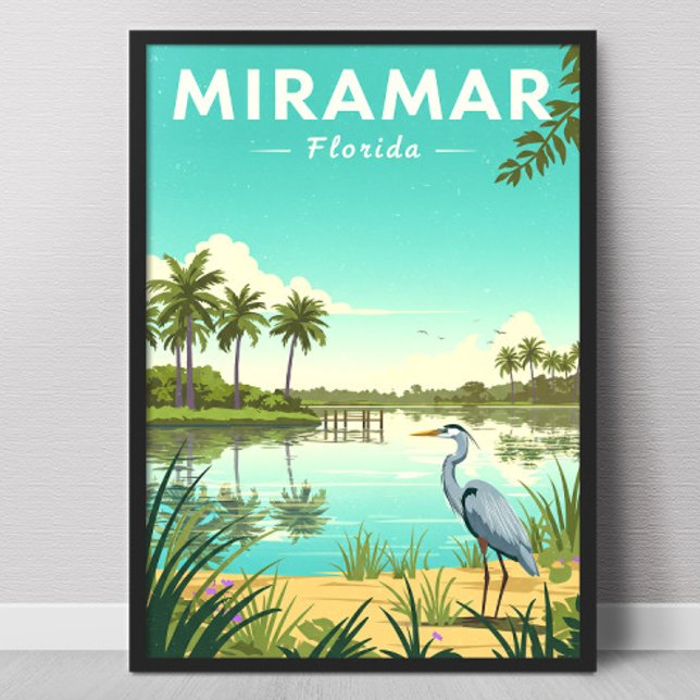 Vintage Miramar Florida Poster (Creator Uploaded)