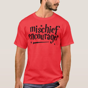Vintage Mischief Encourager Wizard magic witch boo T-Shirt