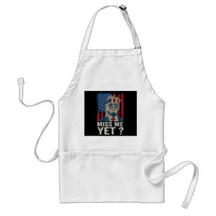 Vintage Miss Me Yet Funny Trump Is Still My Presid Standard Apron