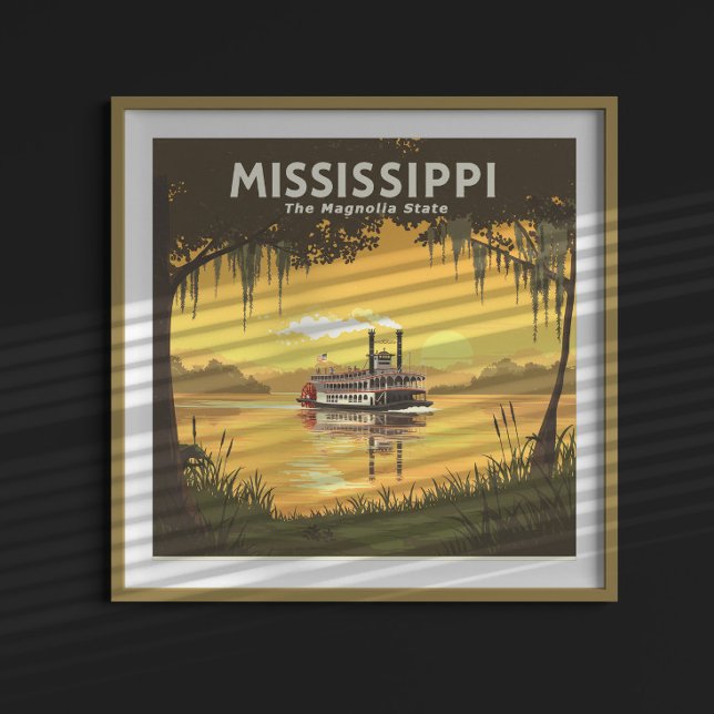 Vintage Mississippi Poster (Creator Uploaded)