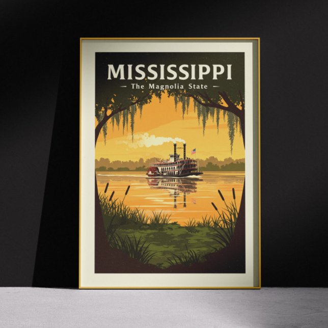 Vintage Mississippi Poster (Creator Uploaded)