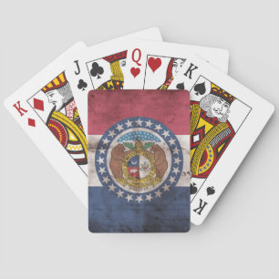 Vintage Missouri Flag Playing Cards