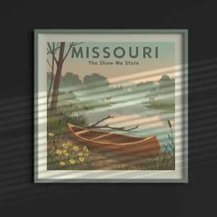 Vintage Missouri Poster