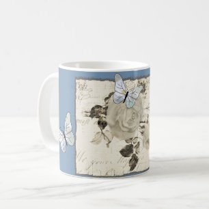 Vintage mit Schmetterlingen Coffee Mug