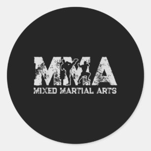 Vintage Mixed Martial Arts MMA Classic Round Sticker