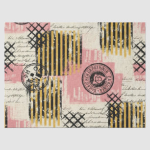 Vintage Mixed-Media Collage - Distressed Paper (1)