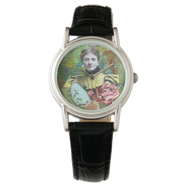 Vintage Mixed -Media Style Watch (Front)