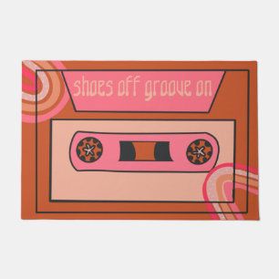 Vintage Mixed Tape Y2K Pop Art Doormat