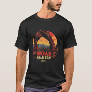 Vintage Moab Arch Hiking Vintage Utah Biking Road T-Shirt