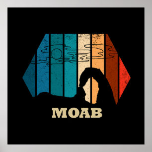Vintage Moab - Utah - Arches National Park Poster