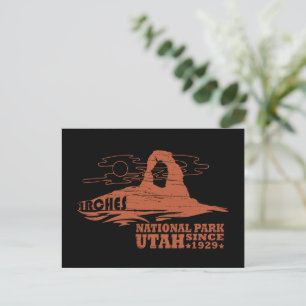 Vintage Moab - Utah - National Park - Arches Holiday Postcard