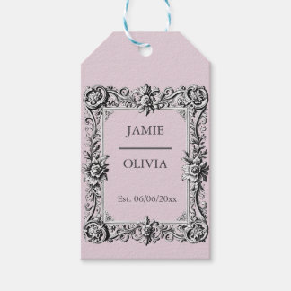 Vintage Mocha Victorian Wedding – Pale lilac Gift Tags