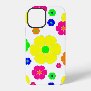 vintage mod floral groovy iPhone 12 case