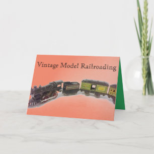 Vintage Model Railroading Card