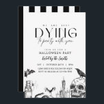 Vintage Modern Adult Halloween Party Invitation<br><div class="desc">Adult Halloween party invitation perfect for your next Halloween costume party or Halloween birthday party.</div>