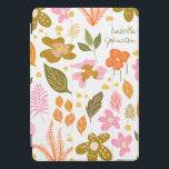 Vintage Modern Botanical Spring Floral Custom  iPa iPad Pro Cover<br><div class="desc">Personalised Vintage Modern Botanical Spring Floral Custom iPad Cover</div>